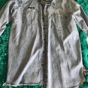 LUCKY BRAND JEAN SHIRT